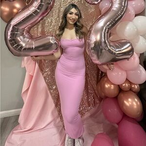 SKIMS FITS EVERYBODY LACE LONG SLIP DRESS